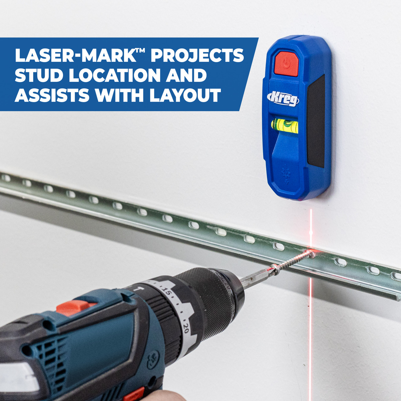 KREG Magnetic Stud Finder with Laser-Mark™